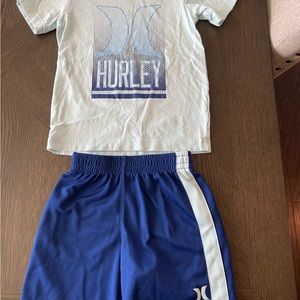 4T Hurley Shorts & Shirt Set